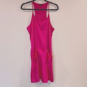 Pink Silk THEORY party dress